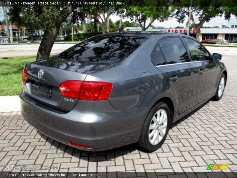 Platinum Gray Metallic / Titan Black 2013 Volkswagen Jetta SE Sedan