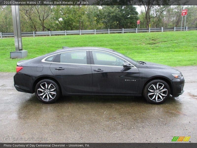 Mosaic Black Metallic / Jet Black 2018 Chevrolet Malibu LT