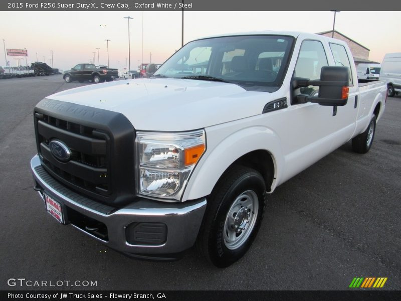 Oxford White / Steel 2015 Ford F250 Super Duty XL Crew Cab