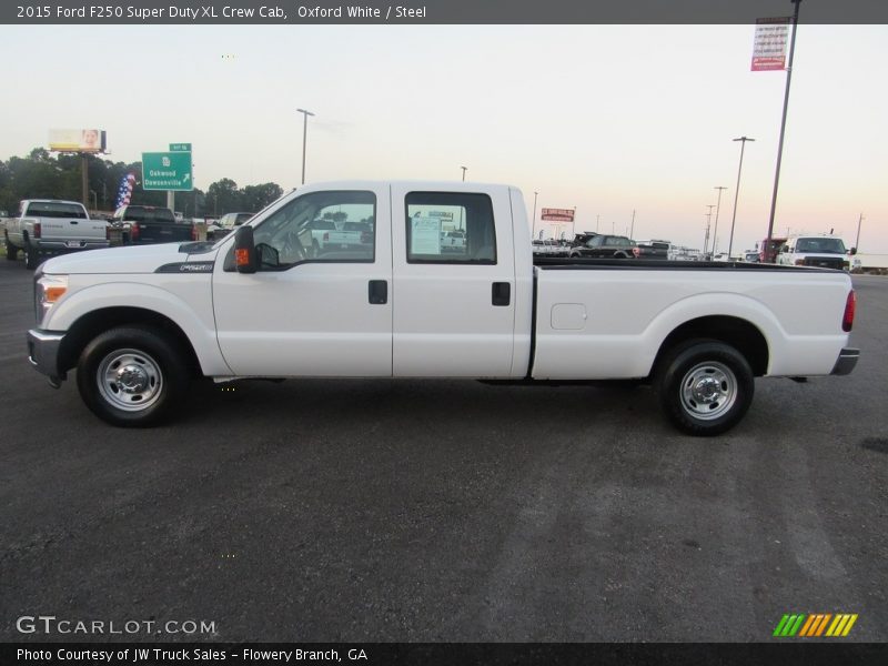 Oxford White / Steel 2015 Ford F250 Super Duty XL Crew Cab