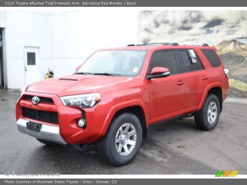 Barcelona Red Metallic / Black 2016 Toyota 4Runner Trail Premium 4x4
