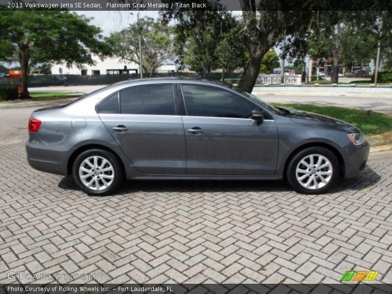 Platinum Gray Metallic / Titan Black 2013 Volkswagen Jetta SE Sedan