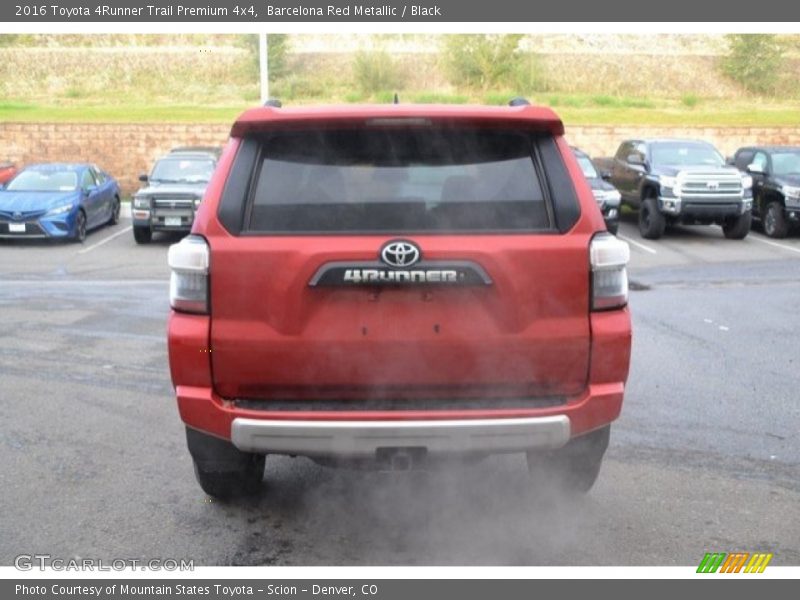 Barcelona Red Metallic / Black 2016 Toyota 4Runner Trail Premium 4x4