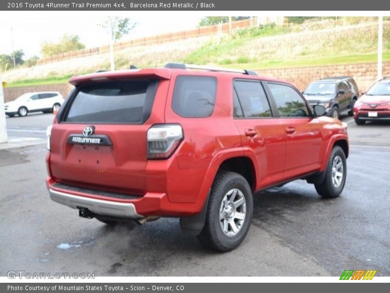 Barcelona Red Metallic / Black 2016 Toyota 4Runner Trail Premium 4x4