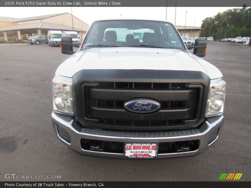 Oxford White / Steel 2015 Ford F250 Super Duty XL Crew Cab
