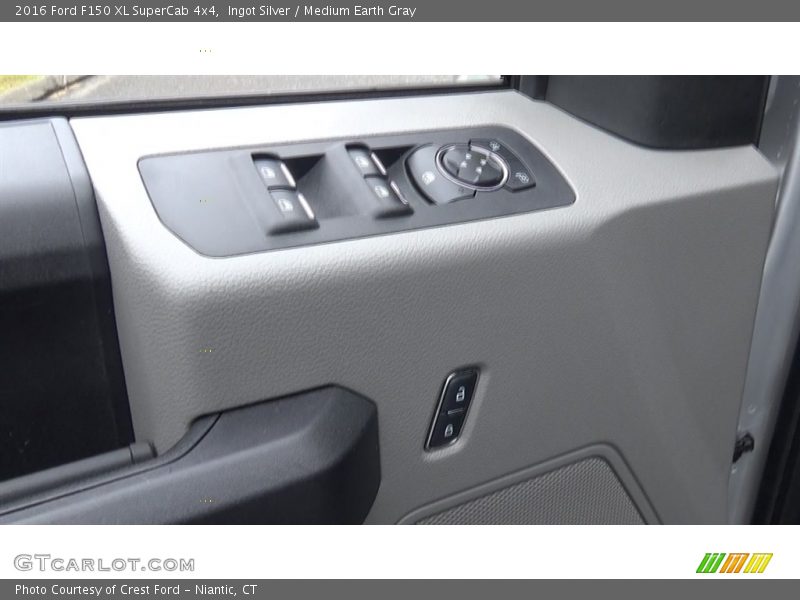 Ingot Silver / Medium Earth Gray 2016 Ford F150 XL SuperCab 4x4