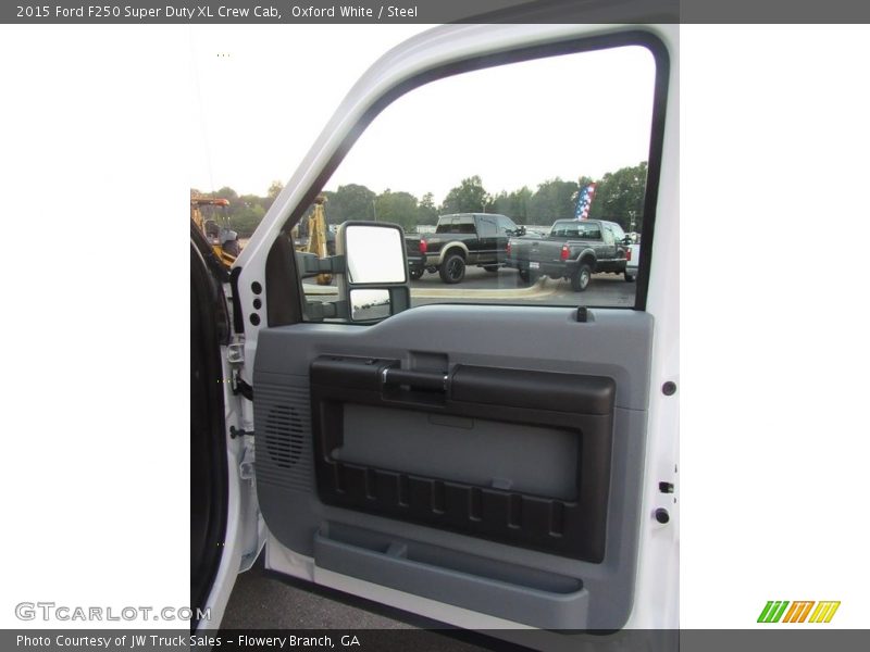 Oxford White / Steel 2015 Ford F250 Super Duty XL Crew Cab