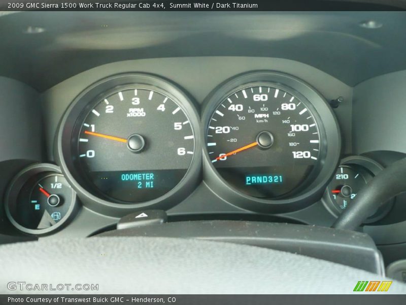 Summit White / Dark Titanium 2009 GMC Sierra 1500 Work Truck Regular Cab 4x4
