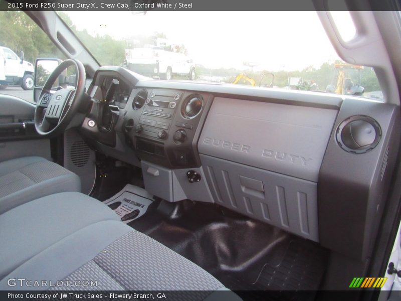 Oxford White / Steel 2015 Ford F250 Super Duty XL Crew Cab