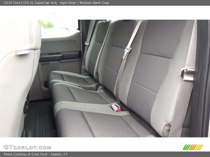 Ingot Silver / Medium Earth Gray 2016 Ford F150 XL SuperCab 4x4