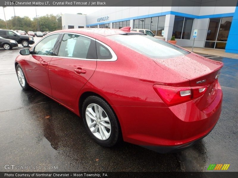 Crystal Red Tintcoat / Jet Black 2016 Chevrolet Malibu LT
