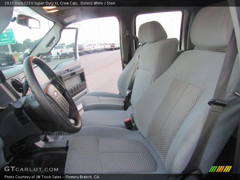 Oxford White / Steel 2015 Ford F250 Super Duty XL Crew Cab