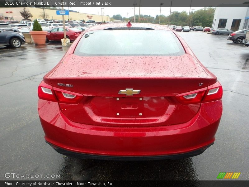 Crystal Red Tintcoat / Jet Black 2016 Chevrolet Malibu LT