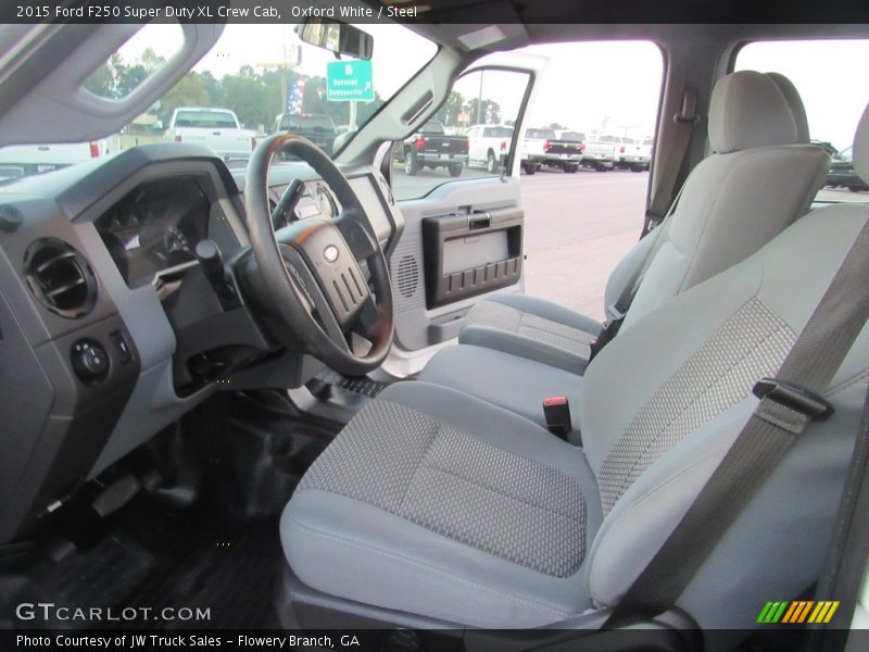 Oxford White / Steel 2015 Ford F250 Super Duty XL Crew Cab