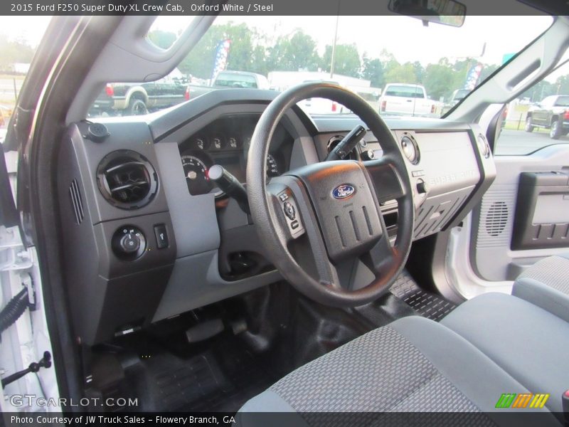 Oxford White / Steel 2015 Ford F250 Super Duty XL Crew Cab