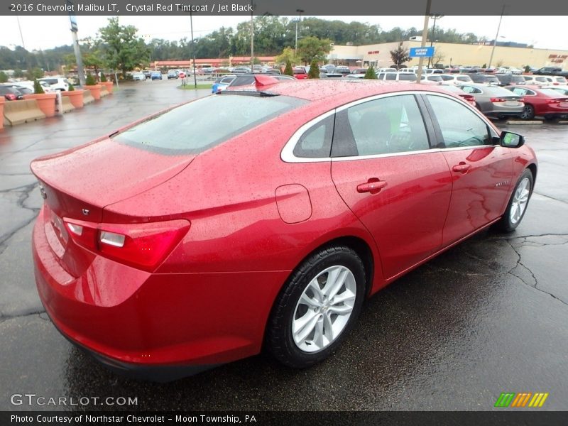 Crystal Red Tintcoat / Jet Black 2016 Chevrolet Malibu LT