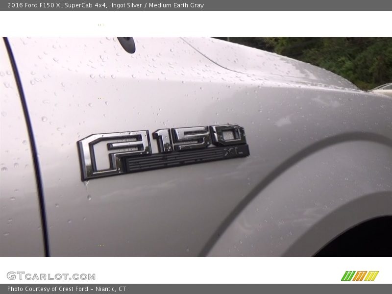Ingot Silver / Medium Earth Gray 2016 Ford F150 XL SuperCab 4x4