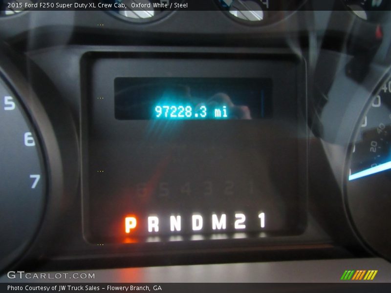 Oxford White / Steel 2015 Ford F250 Super Duty XL Crew Cab