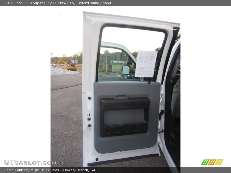 Oxford White / Steel 2015 Ford F250 Super Duty XL Crew Cab