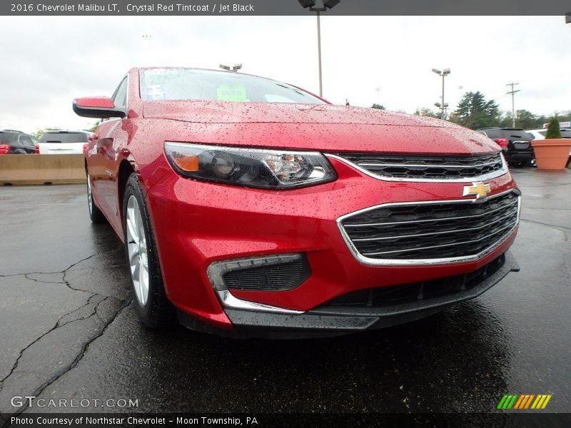 Crystal Red Tintcoat / Jet Black 2016 Chevrolet Malibu LT