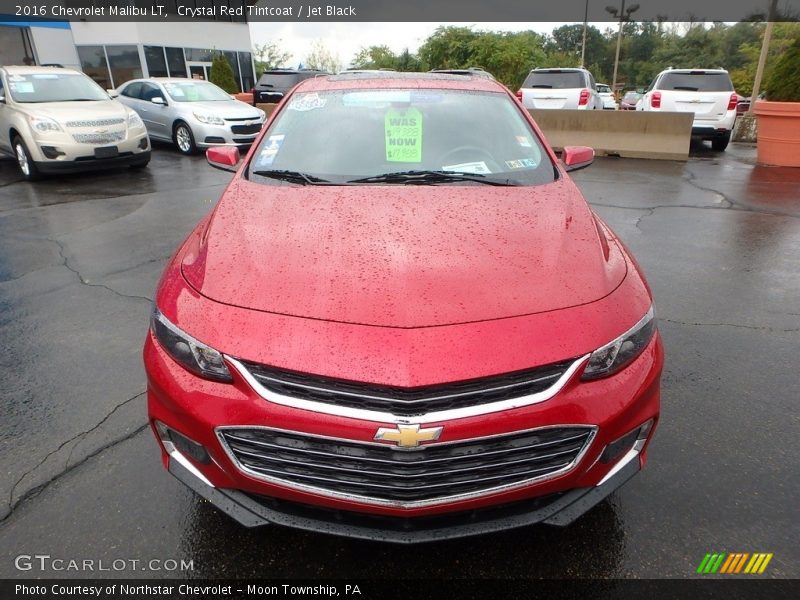 Crystal Red Tintcoat / Jet Black 2016 Chevrolet Malibu LT