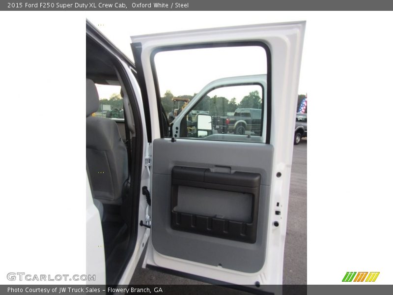 Oxford White / Steel 2015 Ford F250 Super Duty XL Crew Cab