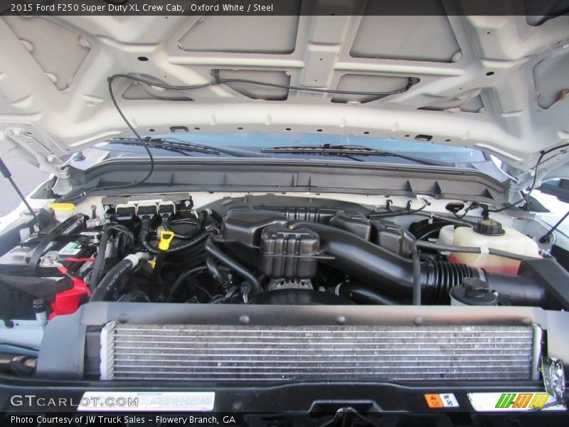 Oxford White / Steel 2015 Ford F250 Super Duty XL Crew Cab