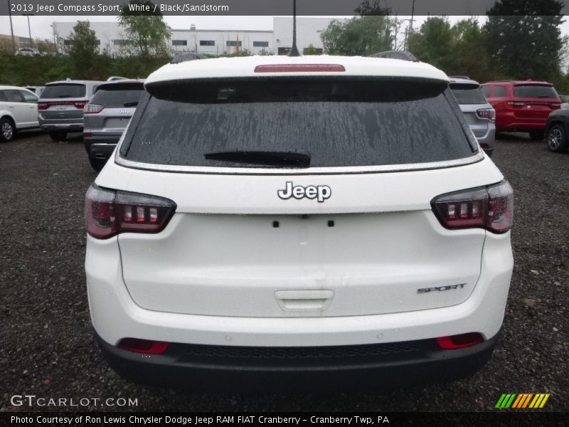 White / Black/Sandstorm 2019 Jeep Compass Sport