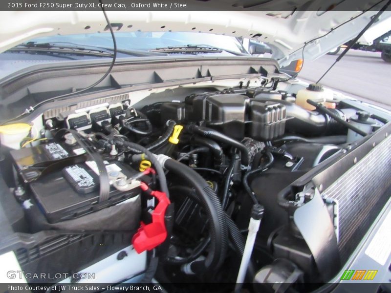 Oxford White / Steel 2015 Ford F250 Super Duty XL Crew Cab