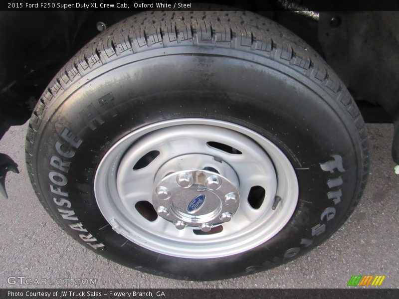 Oxford White / Steel 2015 Ford F250 Super Duty XL Crew Cab