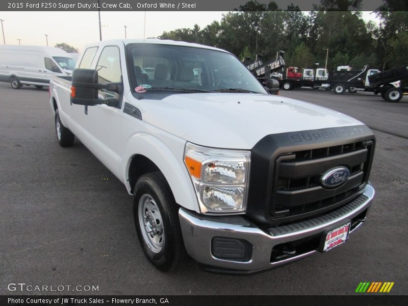 Oxford White / Steel 2015 Ford F250 Super Duty XL Crew Cab