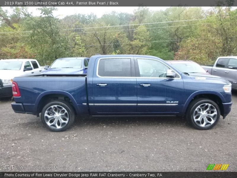 Patriot Blue Pearl / Black 2019 Ram 1500 Limited Crew Cab 4x4