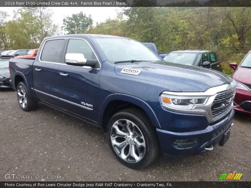 Patriot Blue Pearl / Black 2019 Ram 1500 Limited Crew Cab 4x4