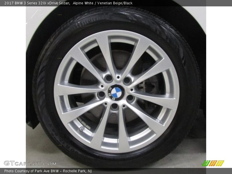 Alpine White / Venetian Beige/Black 2017 BMW 3 Series 320i xDrive Sedan
