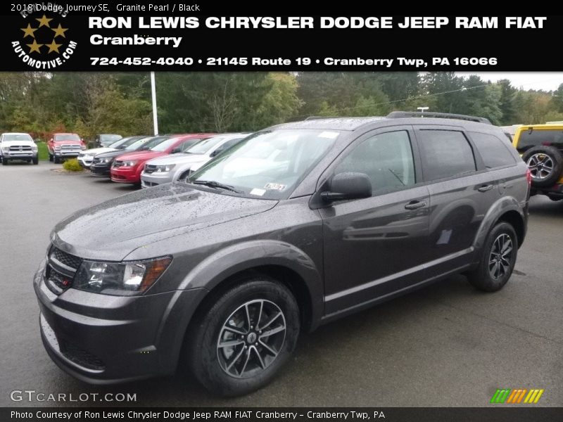 Granite Pearl / Black 2018 Dodge Journey SE