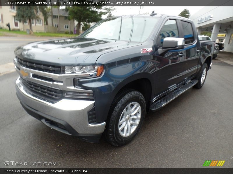 Shadow Gray Metallic / Jet Black 2019 Chevrolet Silverado 1500 LT Z71 Crew Cab 4WD