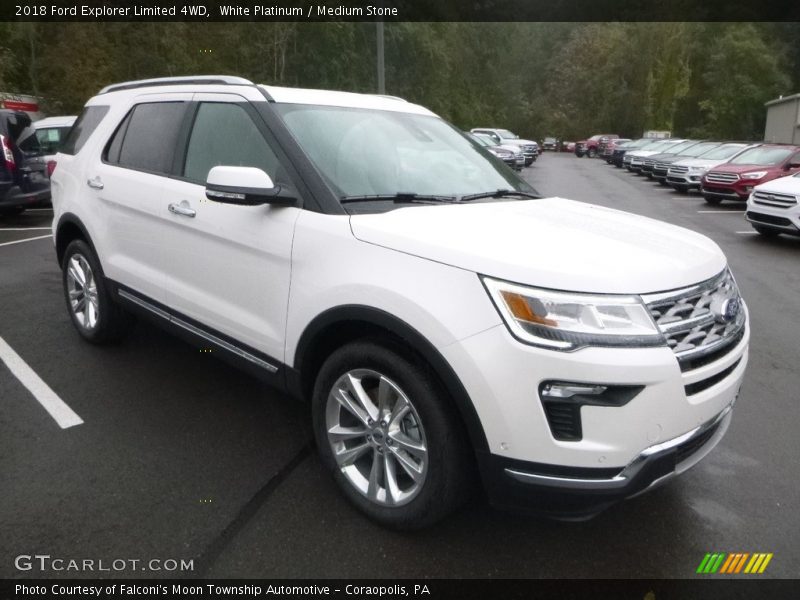 Front 3/4 View of 2018 Explorer Limited 4WD