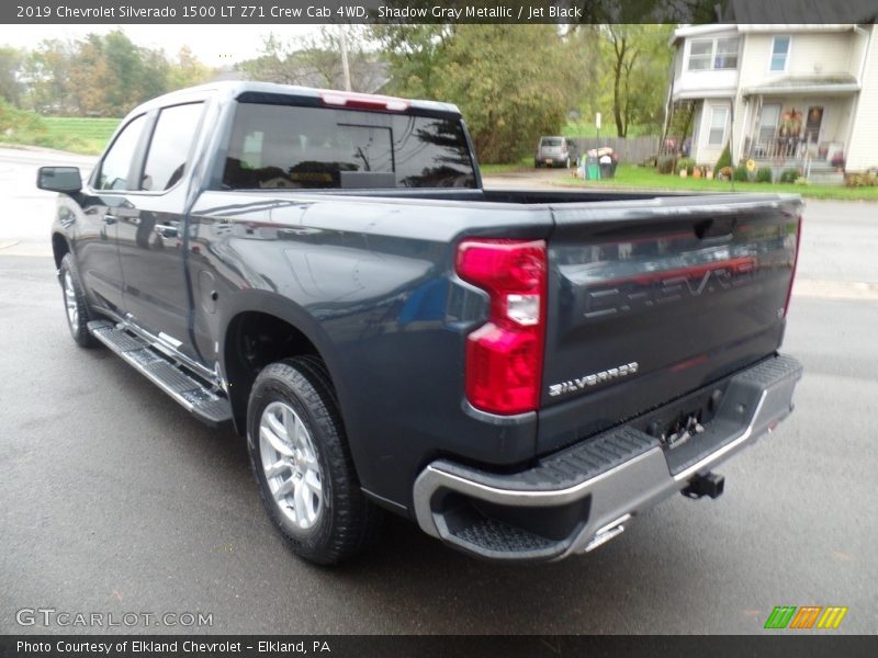 Shadow Gray Metallic / Jet Black 2019 Chevrolet Silverado 1500 LT Z71 Crew Cab 4WD