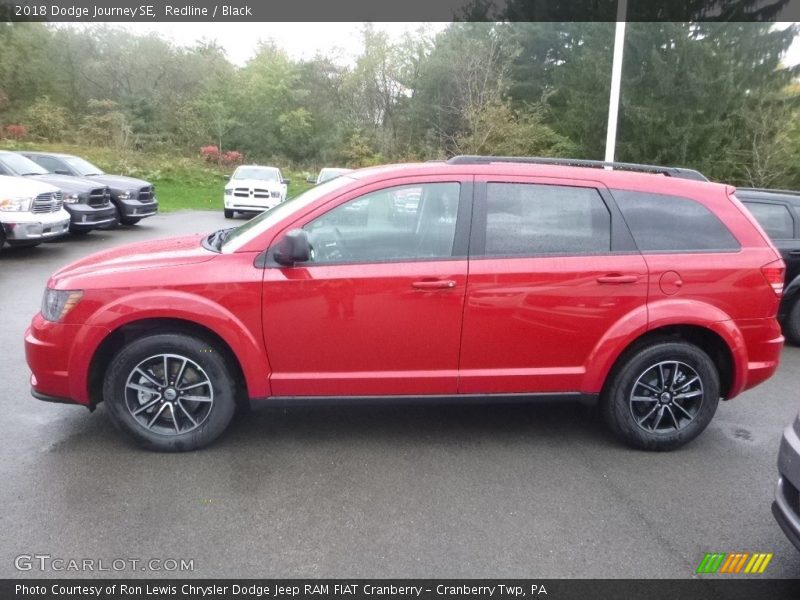 Redline / Black 2018 Dodge Journey SE