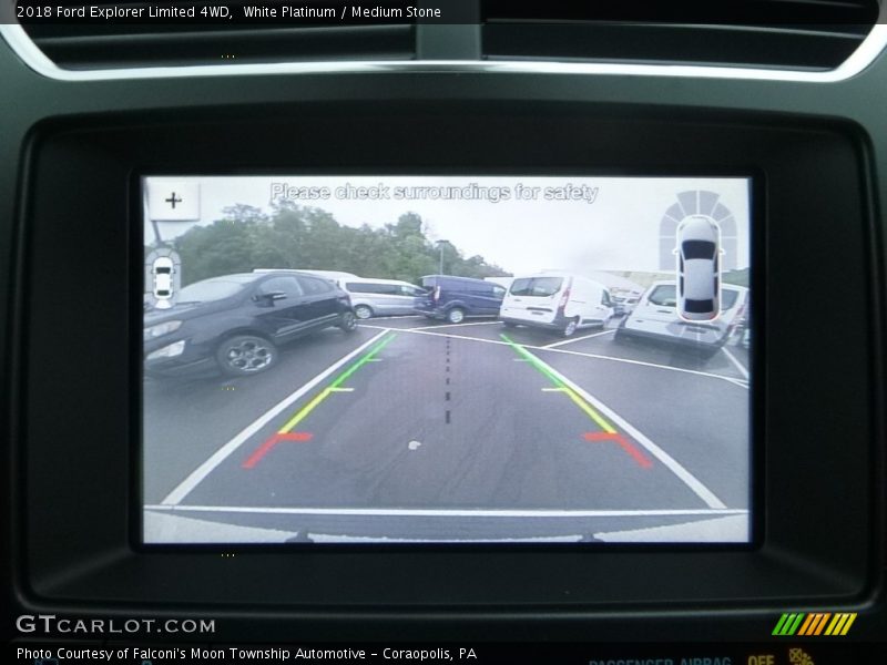 White Platinum / Medium Stone 2018 Ford Explorer Limited 4WD