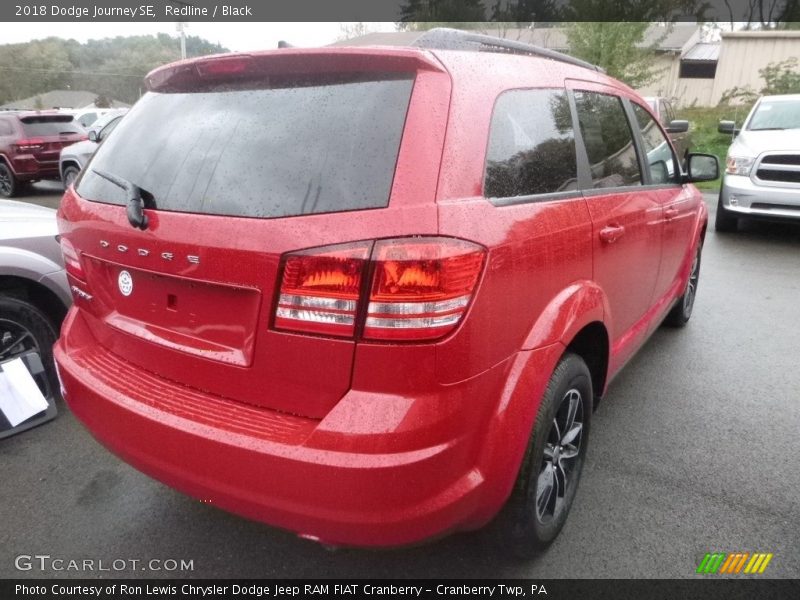 Redline / Black 2018 Dodge Journey SE