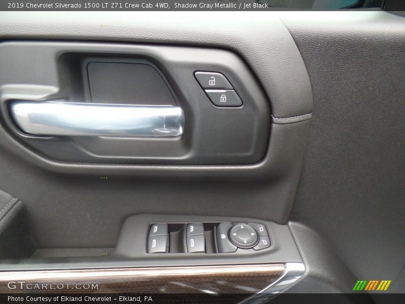 Shadow Gray Metallic / Jet Black 2019 Chevrolet Silverado 1500 LT Z71 Crew Cab 4WD