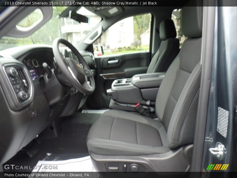 Shadow Gray Metallic / Jet Black 2019 Chevrolet Silverado 1500 LT Z71 Crew Cab 4WD