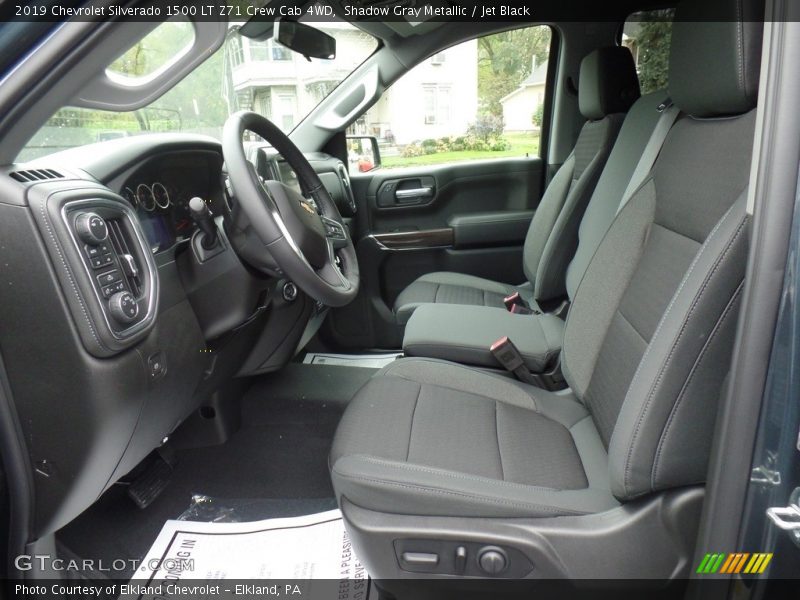 Shadow Gray Metallic / Jet Black 2019 Chevrolet Silverado 1500 LT Z71 Crew Cab 4WD