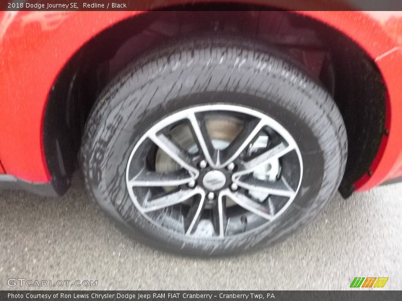 Redline / Black 2018 Dodge Journey SE