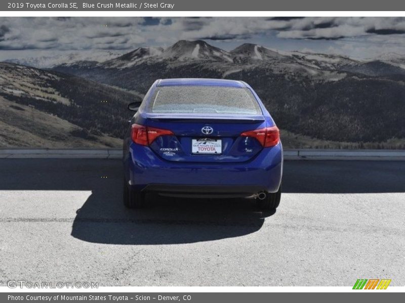 Blue Crush Metallic / Steel Gray 2019 Toyota Corolla SE