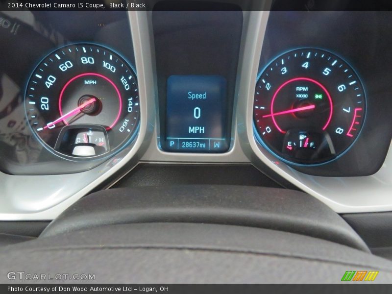 Black / Black 2014 Chevrolet Camaro LS Coupe
