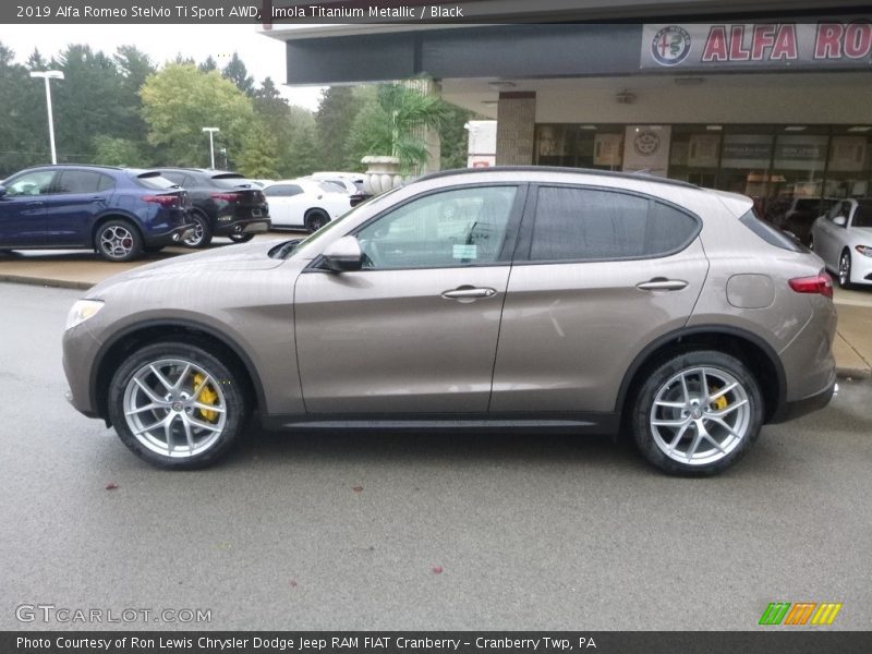  2019 Stelvio Ti Sport AWD Imola Titanium Metallic