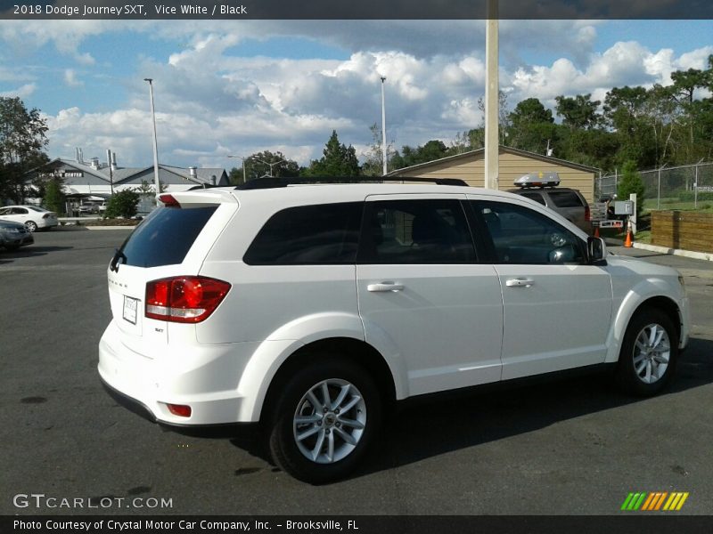 Vice White / Black 2018 Dodge Journey SXT