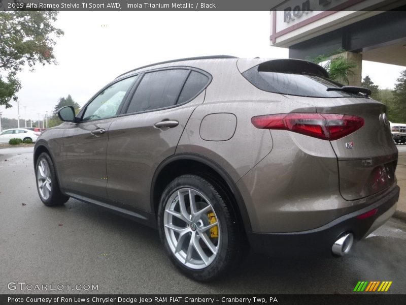 Imola Titanium Metallic / Black 2019 Alfa Romeo Stelvio Ti Sport AWD